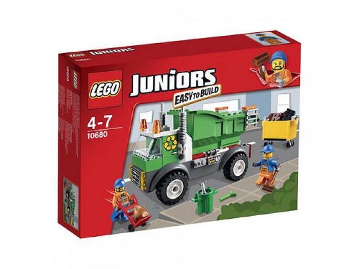 Lego Juniors. Лего Джуниорс. Мусоровоз  