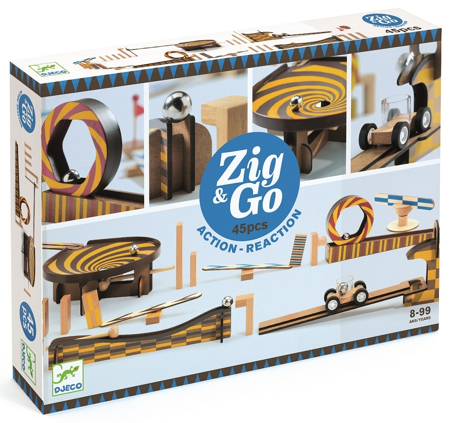 

Конструктор Djeco Zig & Go 45 деталей