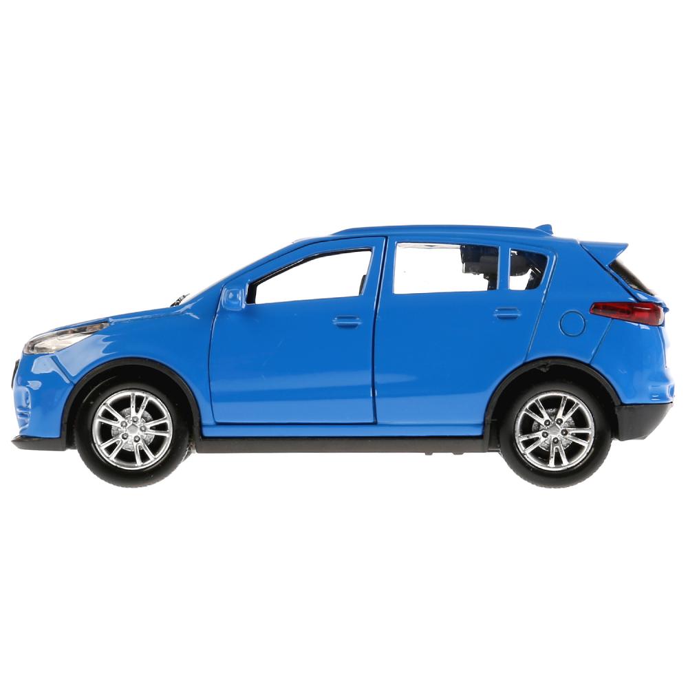 Модель Kia Sportage, синяя, 12 см, открываются двери, инерционная  