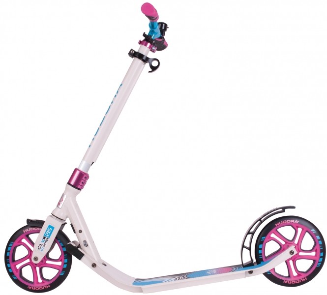 Двухколесный самокат Hudora Scooter CLVR 215, blau/pink  