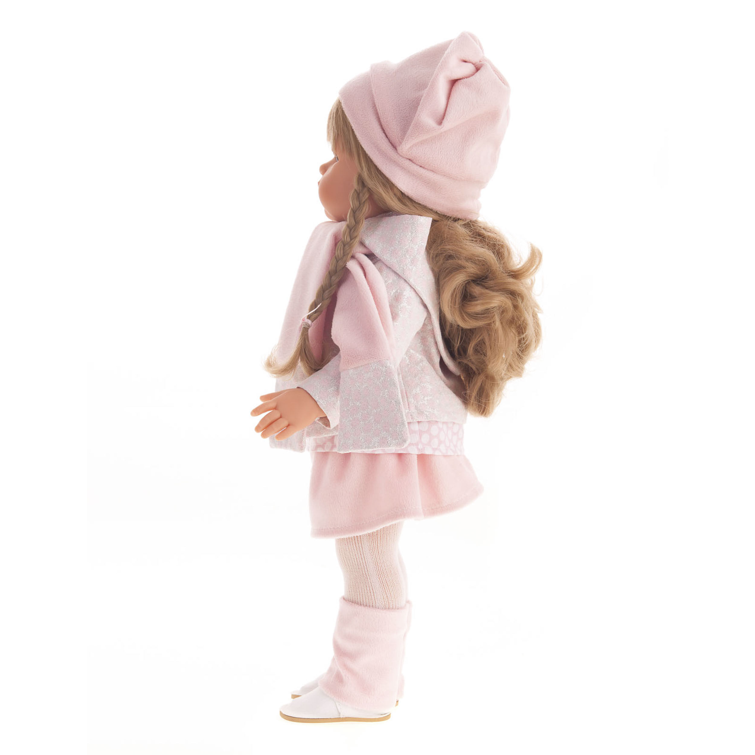 Кукла Эстефания в розовом 45 см виниловая  