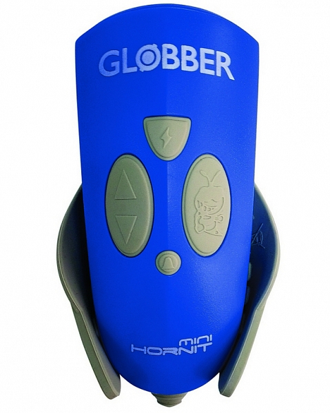 Звонок-фонарик Globber 525-106 для самокатов Mini Hornit, 25 мелодий Lime Green  
