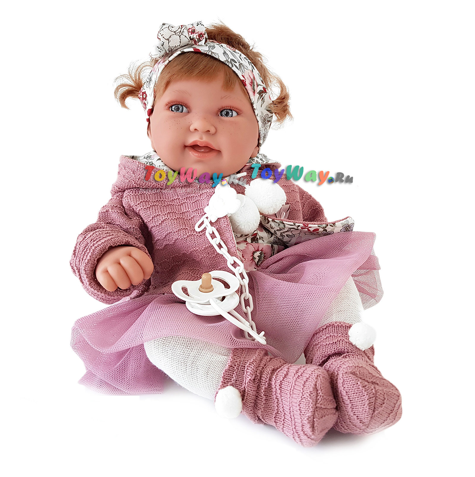 Кукла Саманта в розовом, 40 см  