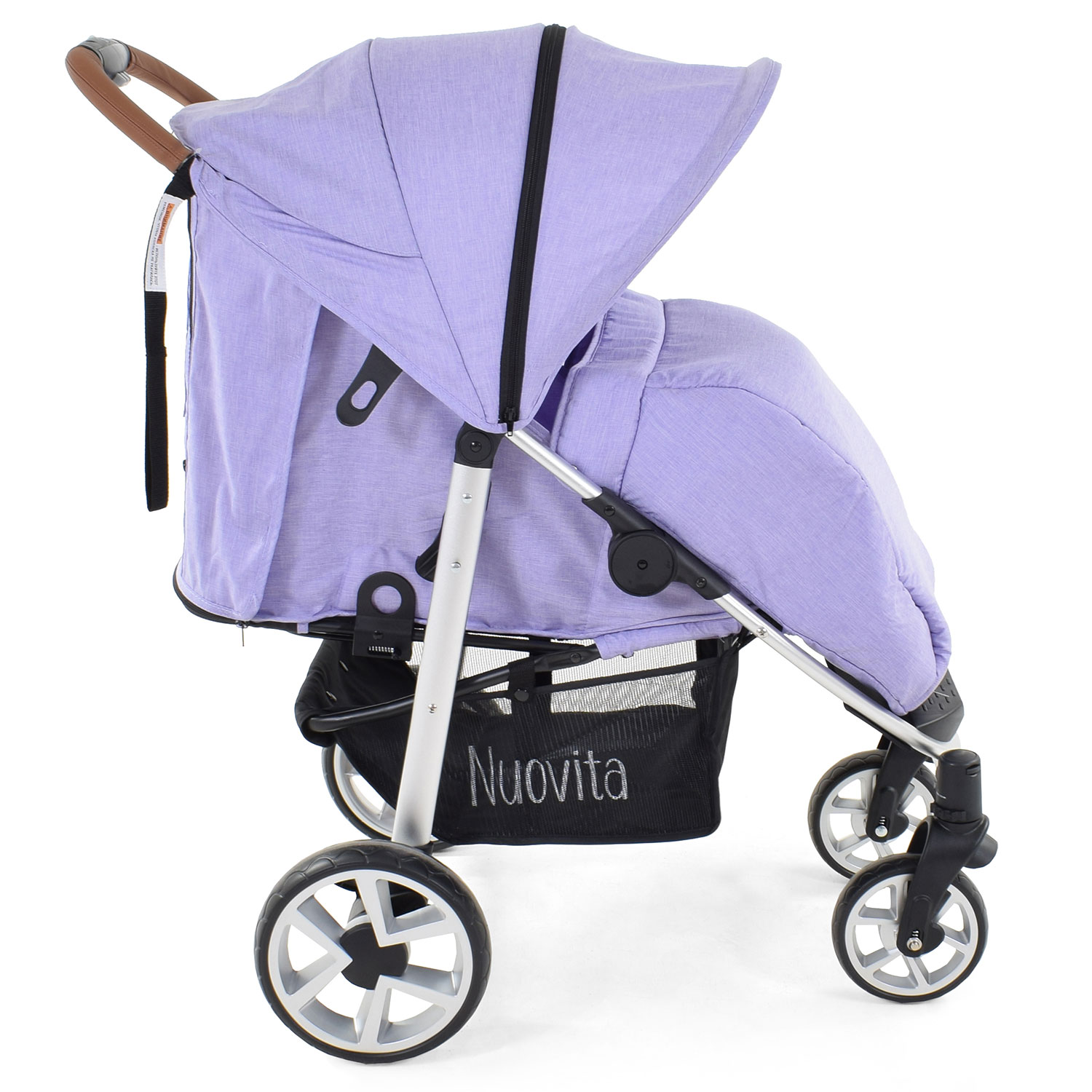 Прогулочная коляска Nuovita Corso, цвет - Lilla, Argento /Сиреневый, Серебристый  
