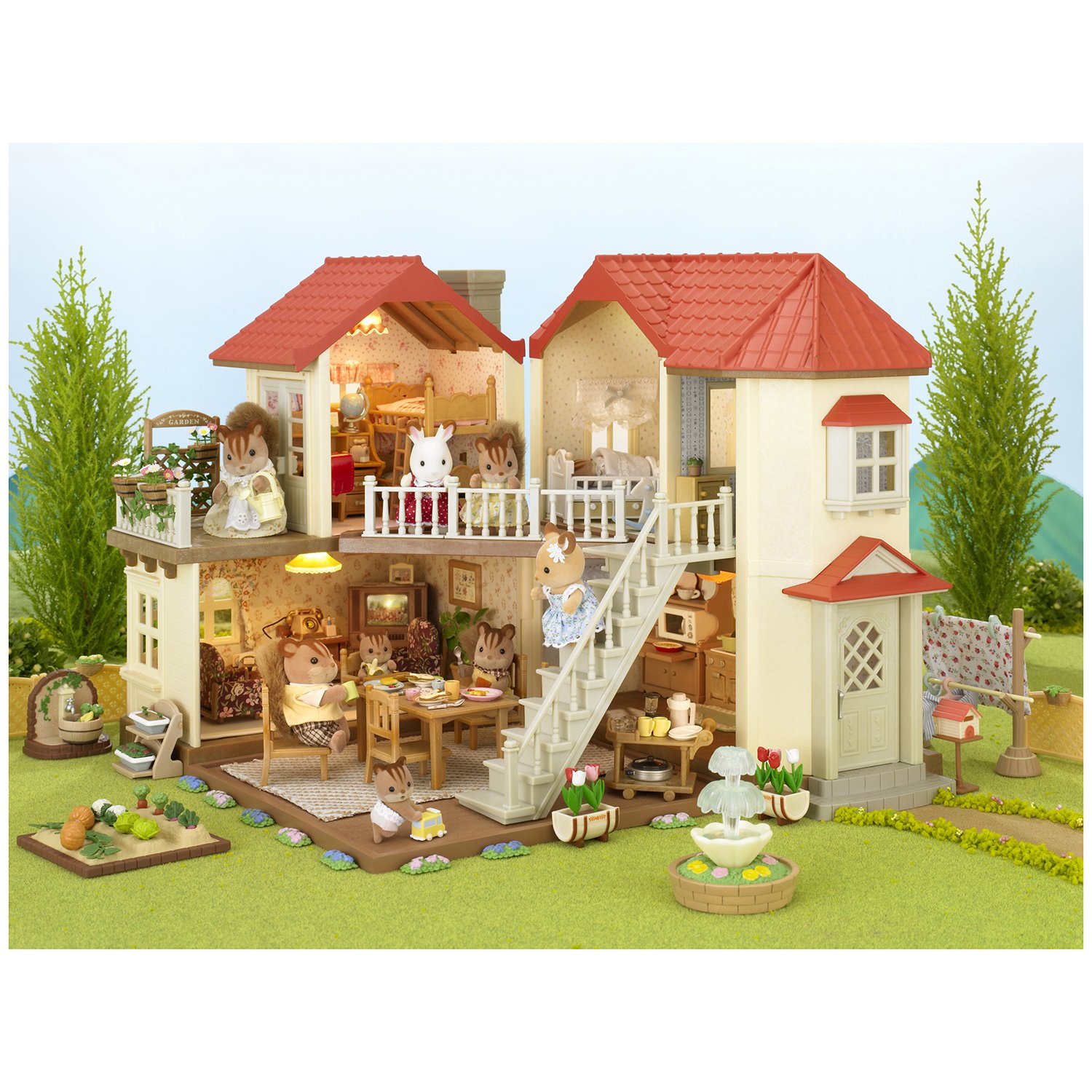 Sylvanian Families Набор Большой дом со светом  