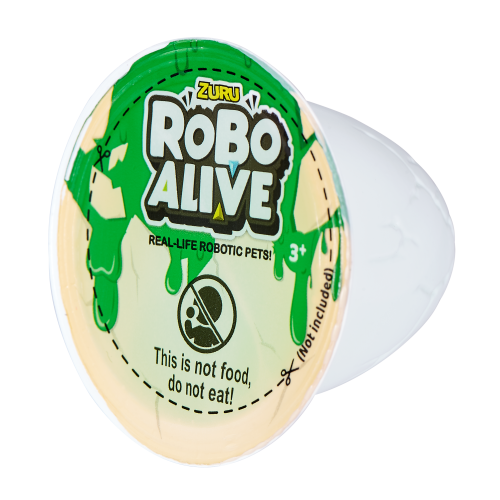 Игровой набор RoboAlive - Робо-раптор, красный, слайм  