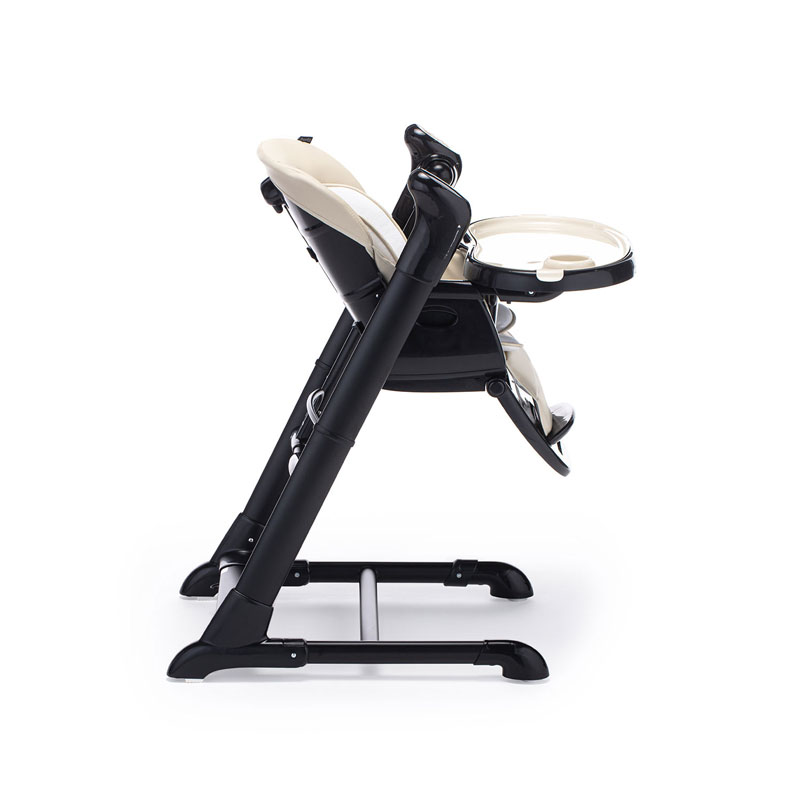 Стульчик для кормления с электронным устройством качения Nuovita Unico lux Nero, Latte, Nero/Латте, Черный  