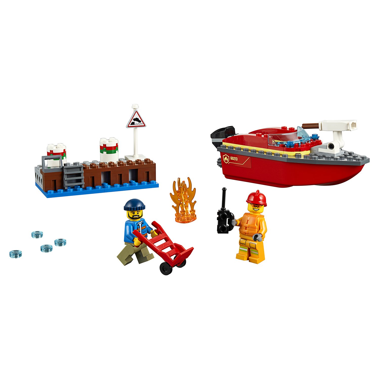

Конструктор из серии Lego City Fire - Пожар в порту