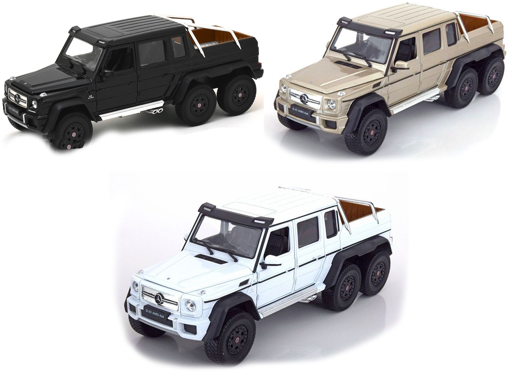 Модель машины 1:24 Mercedes-Benz G63 AMG 6x6  