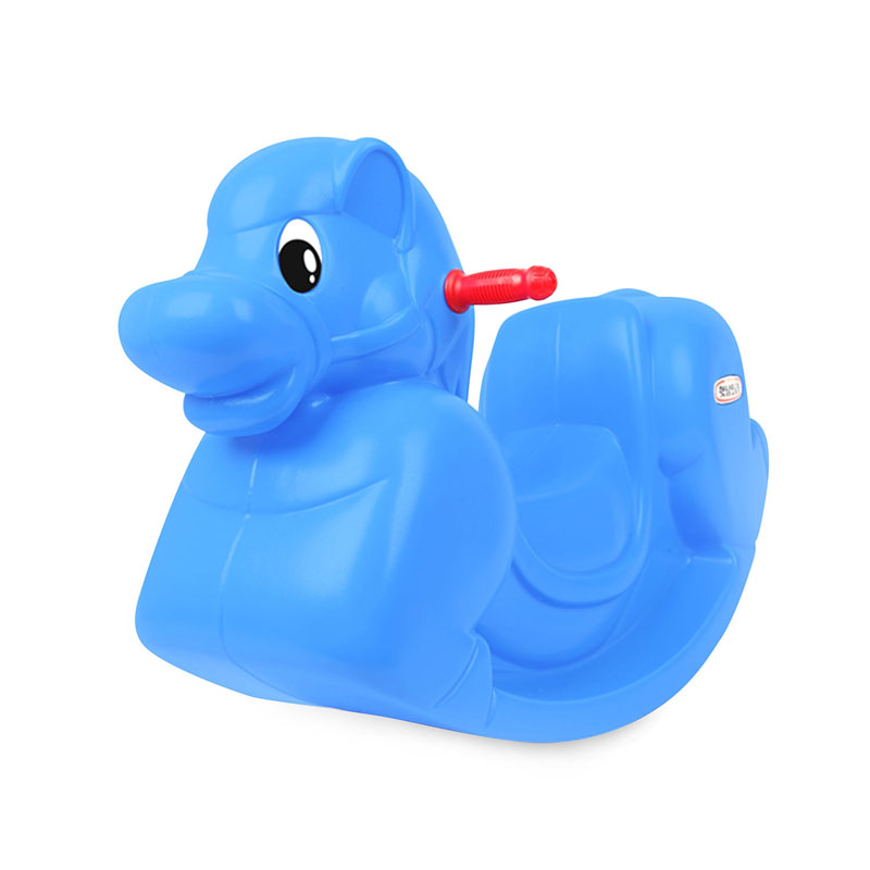 Детские напольные качели Пони для дома и улицы, голубой  