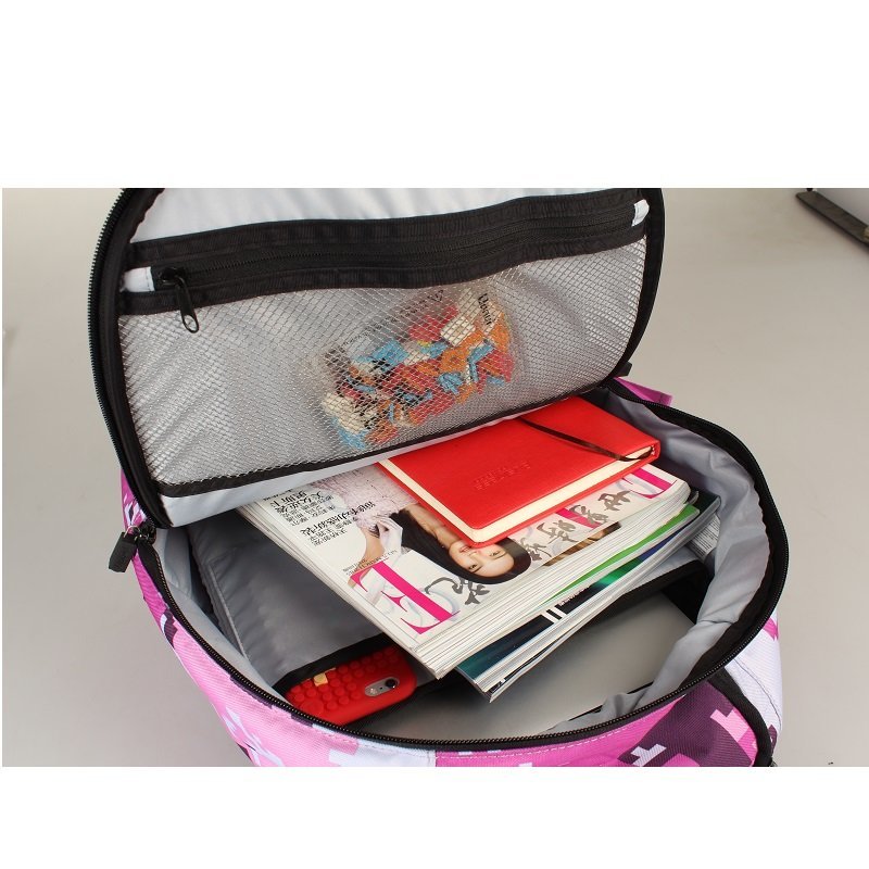 Рюкзак камуфляж Camouflage Backpack WY-A021, розовый  
