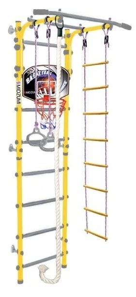 

Шведская стенка Midzumi Niji Kabe Basketball Shield, цвет - лимонный пай
