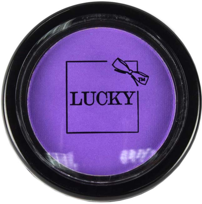 Пудра для волос Lukky, набор 3 цвета со спонжем: фиолетовый, красный, желтый  