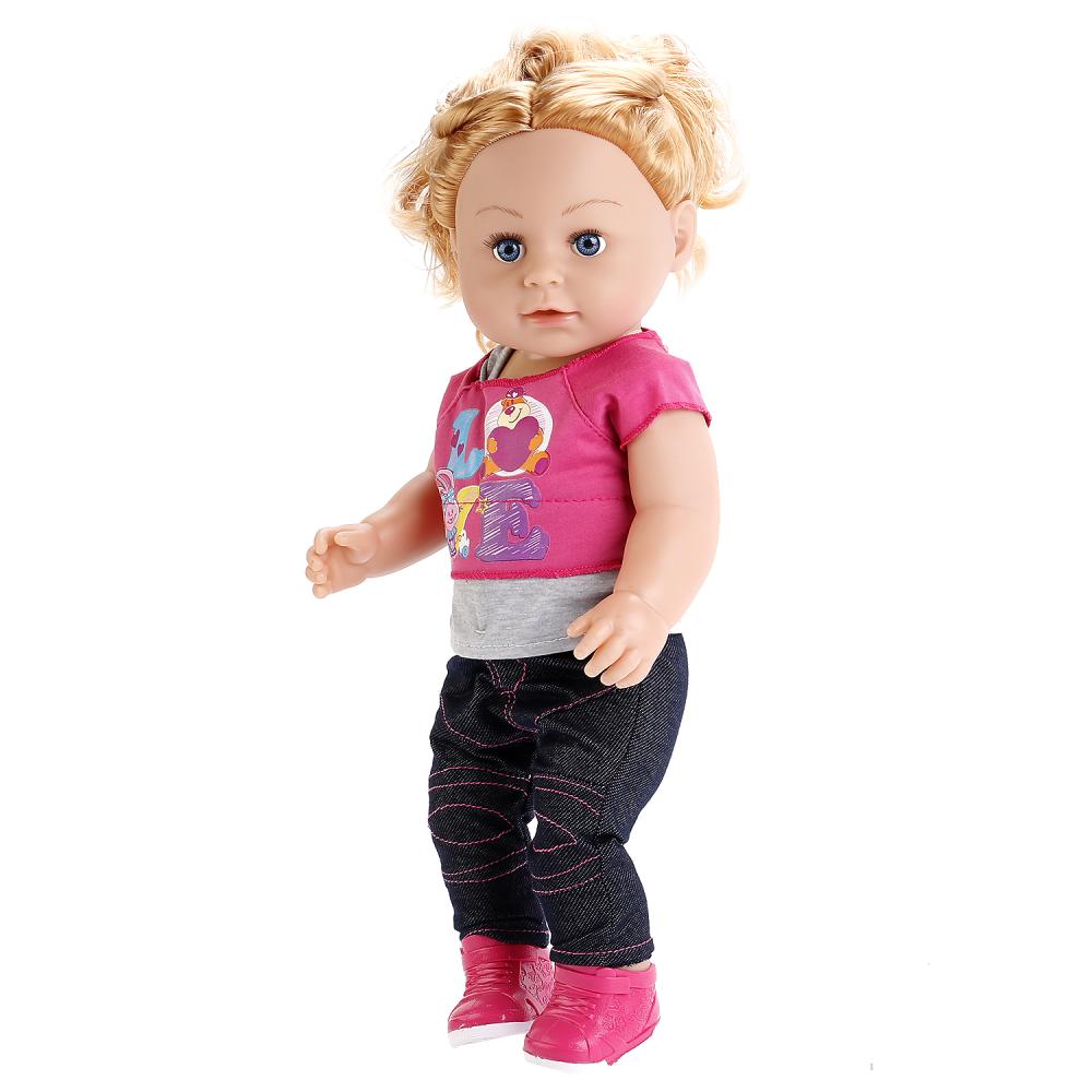Интерактивная кукла с аксессуарами, 43 см, пьет, писает, звук  