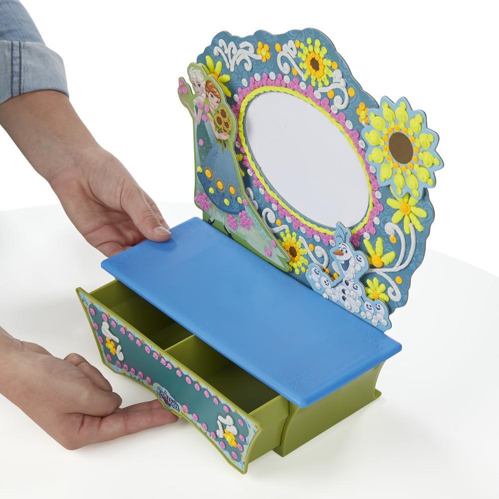 Набор для творчества Doh Vinci - Стильный туалетный столик + набор блестящих катриджей  