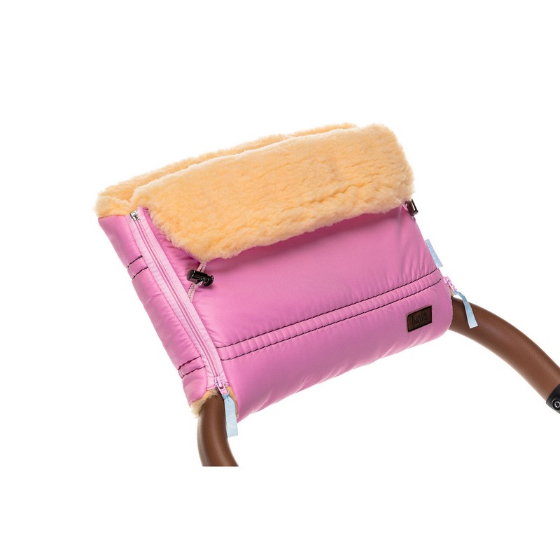 Муфта меховая для коляски Nuovita Alpino Pesco Rosa/Розовый  