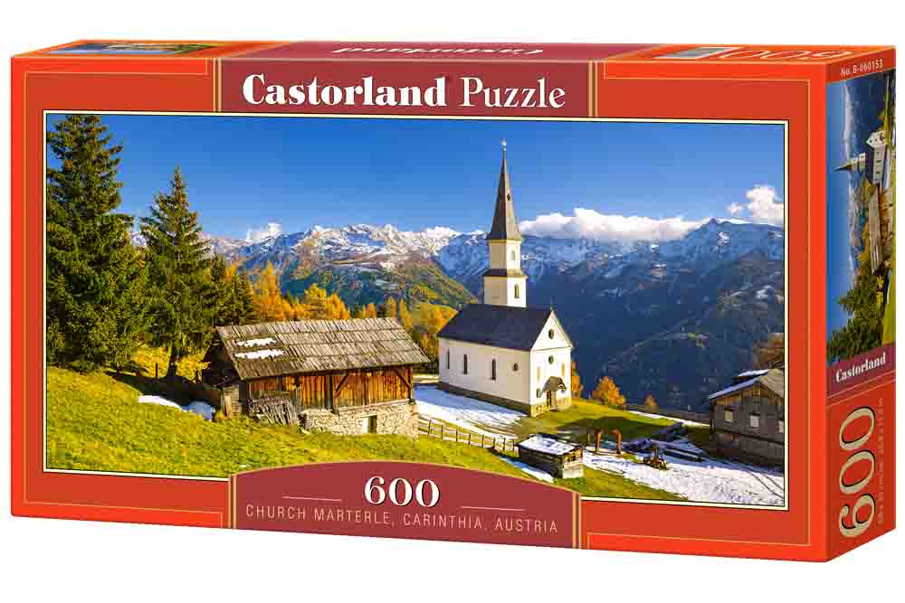 Пазлы Castorland – Церковь Австрия, 600 элементов  