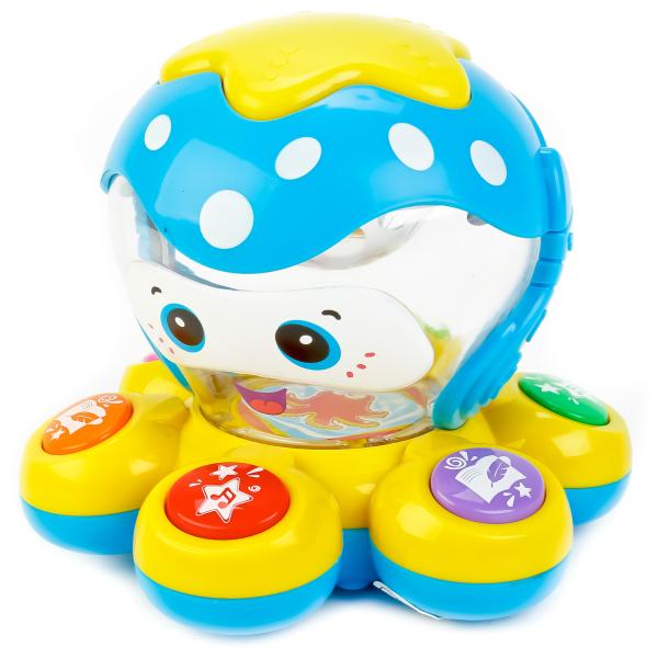 

Музыкальная игрушка Осьминожик, свет и звук