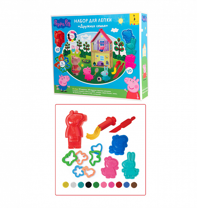 

Набор для лепки - Дружная семья из серии Свинка Пеппа, TM Peppa Pig