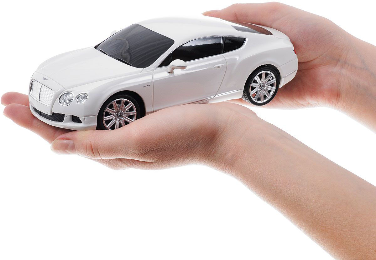 Машина на р/у - Bentley Continental GT speed, белый, 1:24  