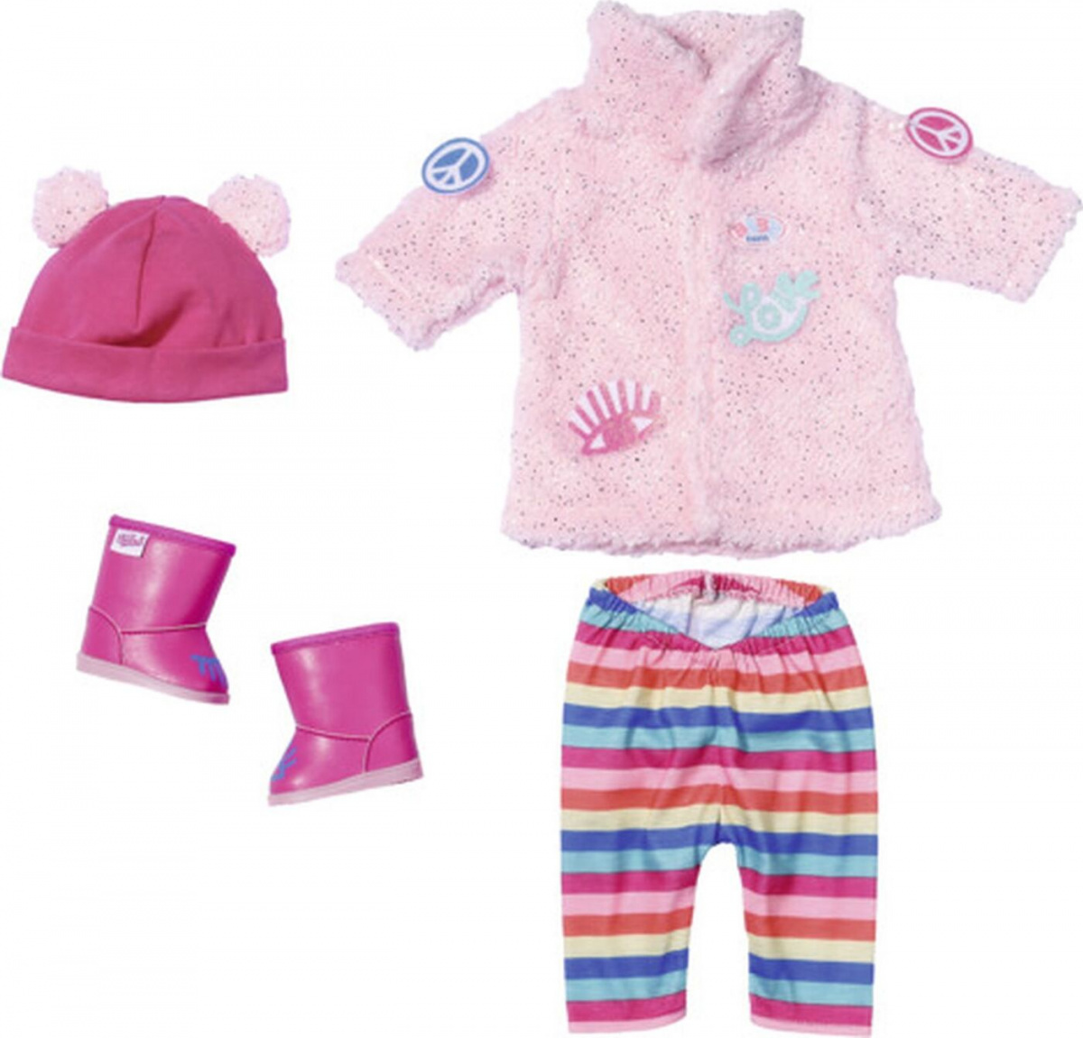

Одежда для куклы Baby born - Зимняя одежда для модниц
