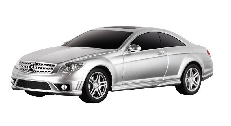 

Машина на р/у - Mercedes CL63 AMG, серебряный, 1:24, свет