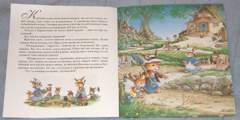Книга в мягкой обложке Ж. Юрье - Огород крольчонка Одуванчика из серии Жили-были кролики  