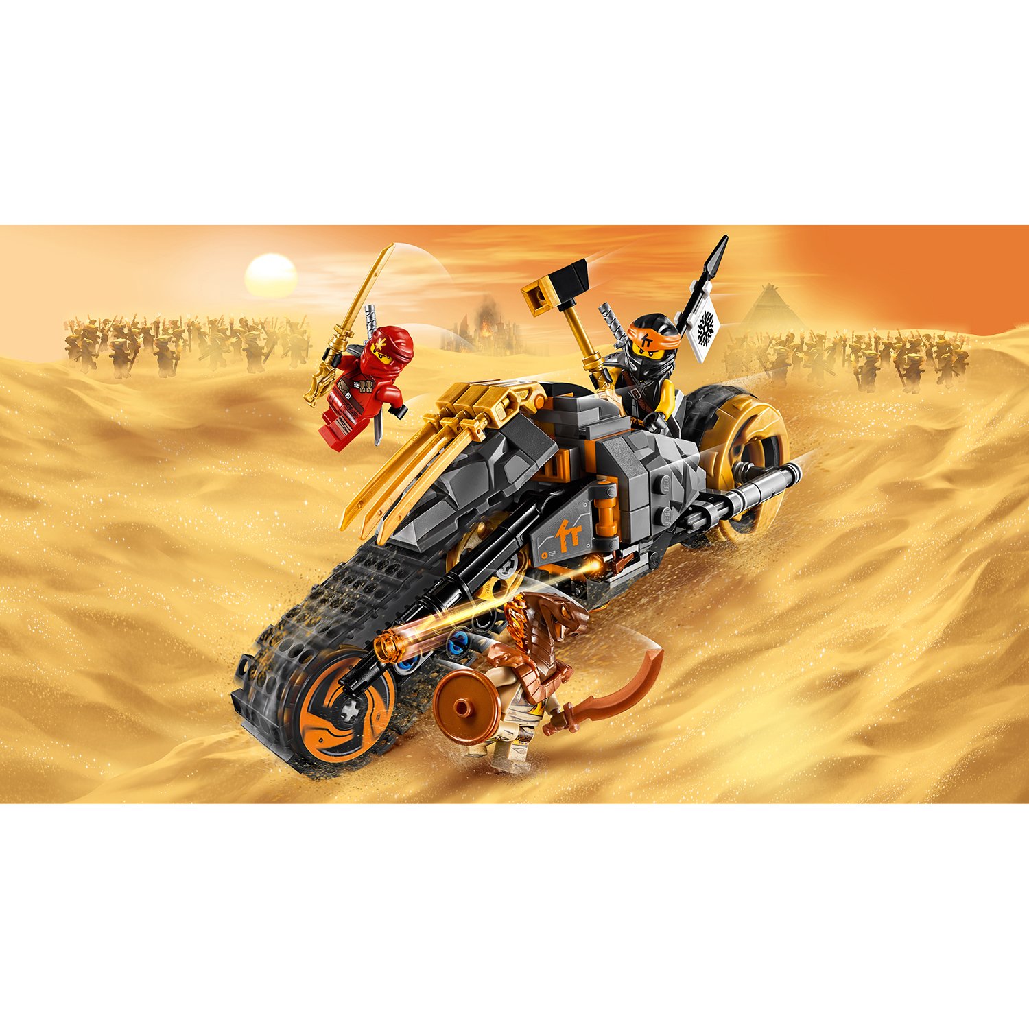 Конструктор Lego®  Ниндзяго - Раллийный мотоцикл Коула  