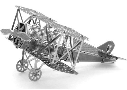 Сборка металлической модели - самолет Фоккер D-VII 