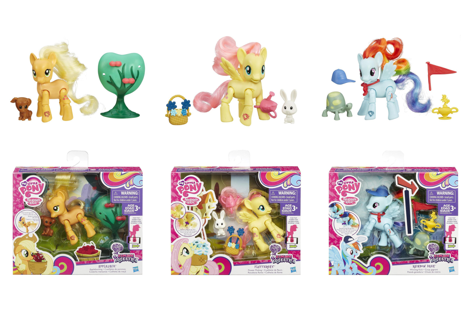 

Мини-набор Пони с артикуляцией My Little Pony - Флаттершай
