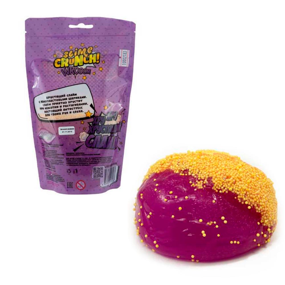 

Слайм из серии Crunch-slime Wroom с ароматом фейхоа, 200 г.