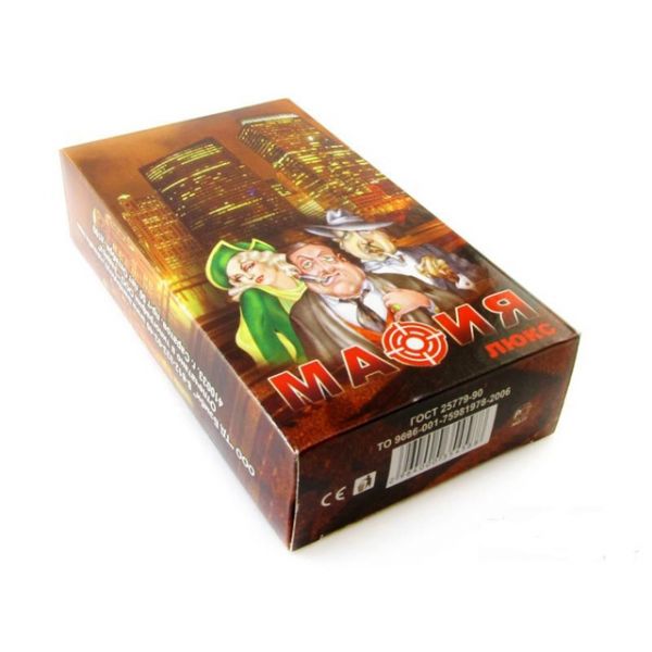 

Игра карточная - Мафия люкс, большая коробка