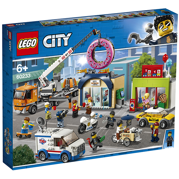 Конструктор Lego City Town - Открытие магазина по продаже пончиков  