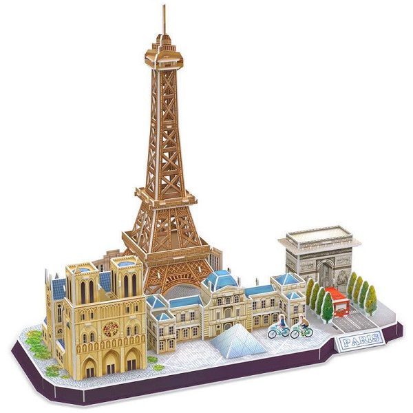 3D пазл - Достопримечательности Парижа  