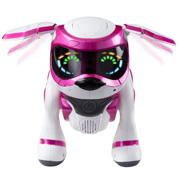 Розовая интерактивная собачка Teksta – Puppy, с аксессуарами  
