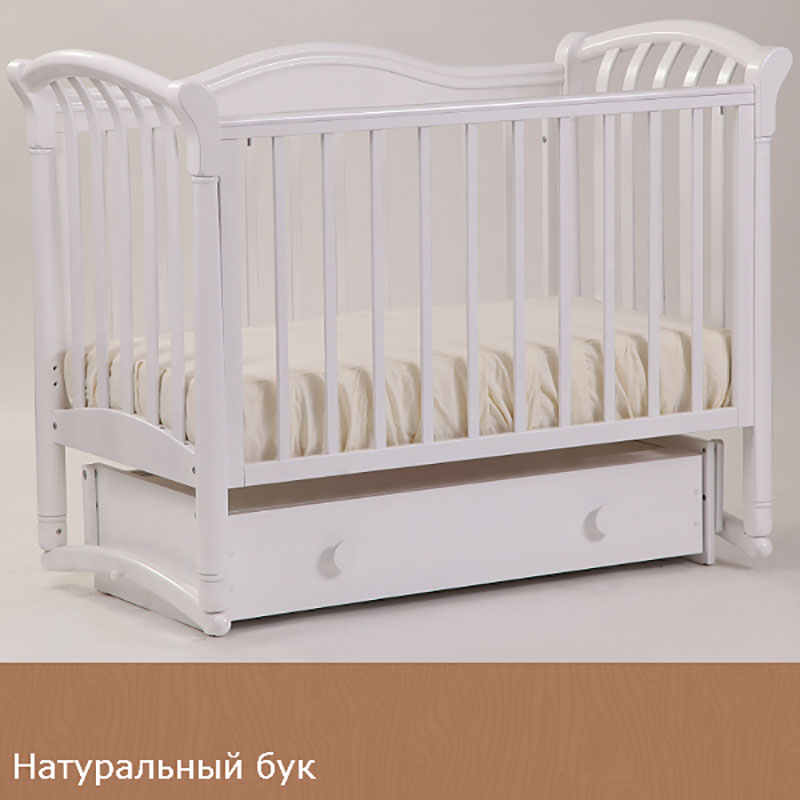 

Кровать детская БИ 10.4 Азалия маятник универсальный, натуральный бук
