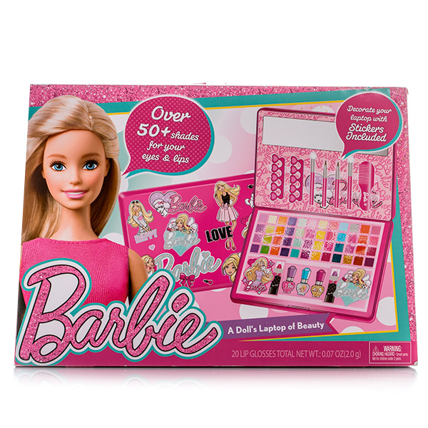 Большой игровой набор детской декоративной косметики в кейсе - Barbie  