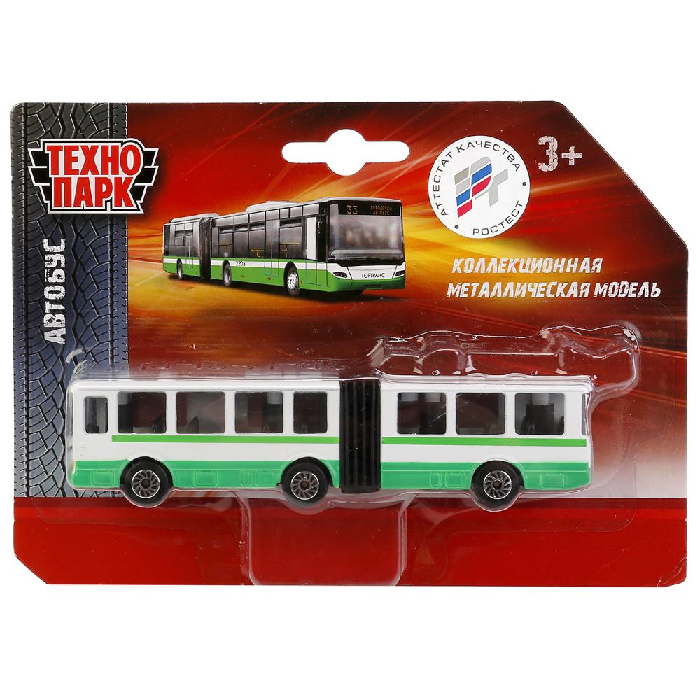 Металлическая модель – Автобус с гармошкой, 12 см  
