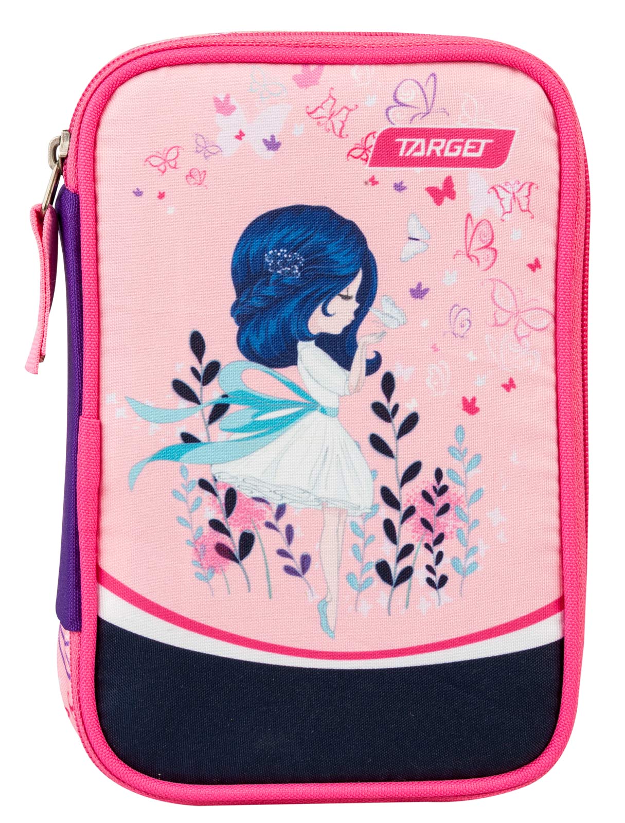 Пенал с канцтоварами - Девочка  