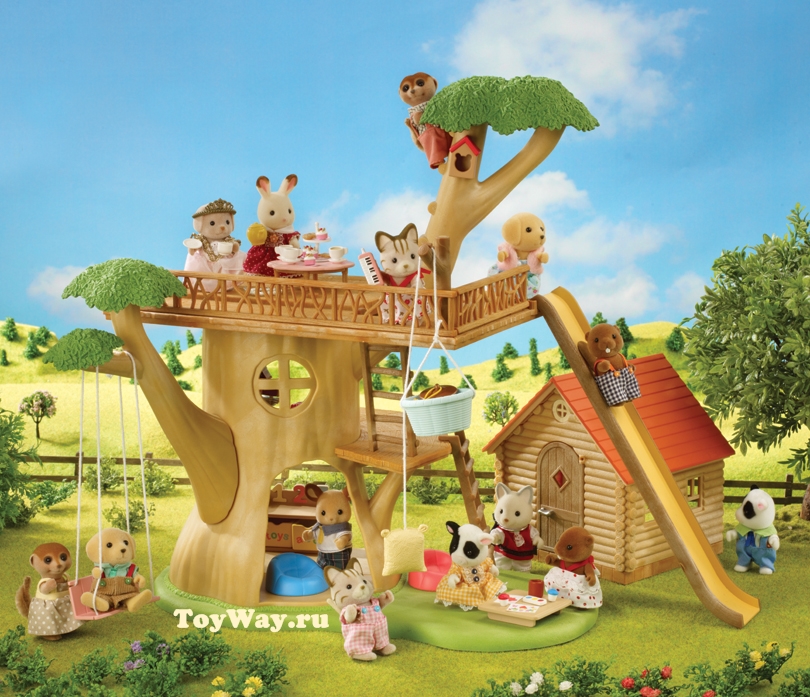 Дерево-дом для Sylvanian Families  