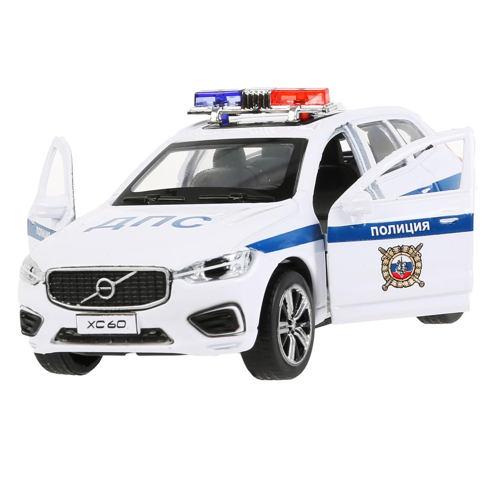 

Инерционная металлическая модель - Volvo Xc60 R-Desing - Полиция 12 см, белый