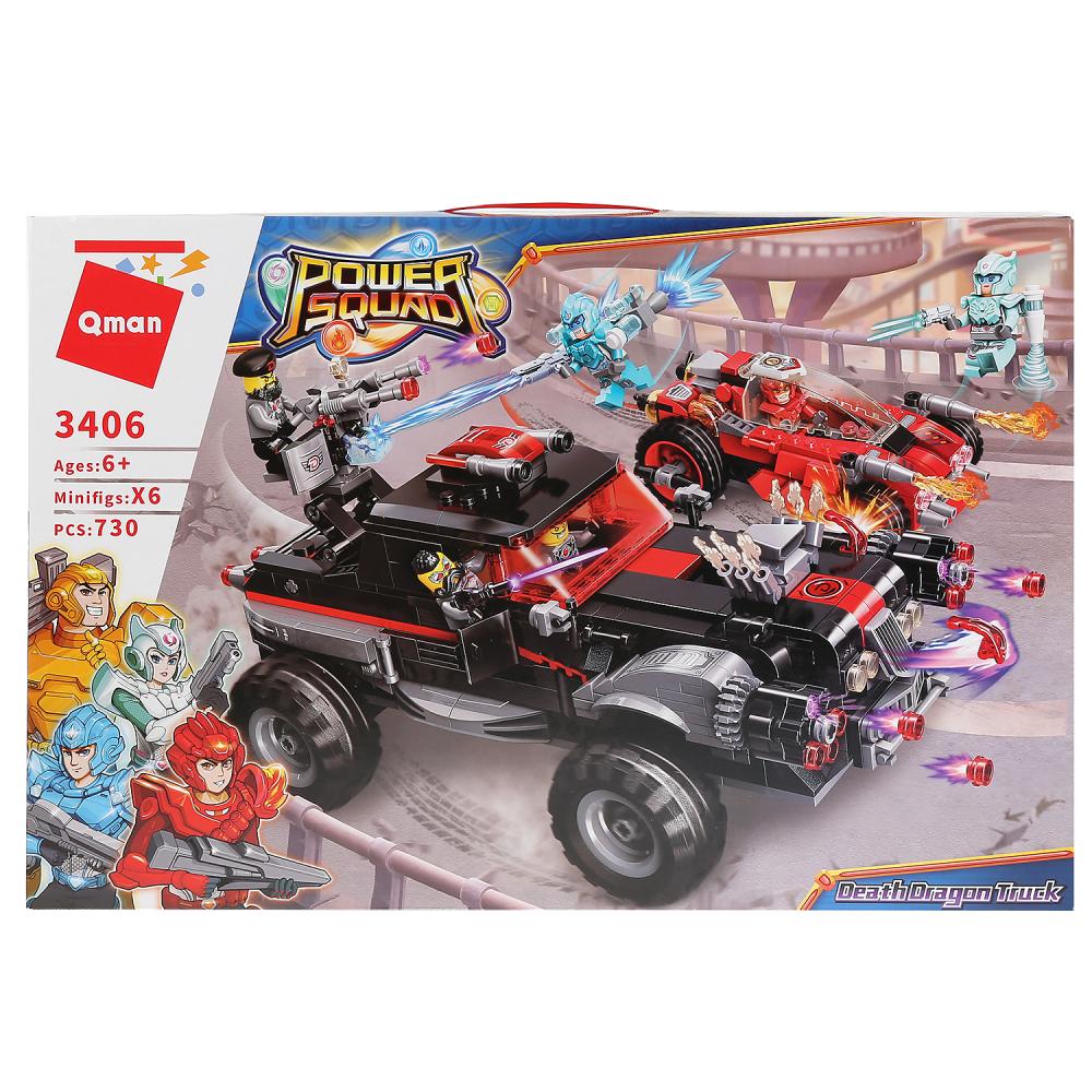 

Конструктор - Машины с фигурками, 730 деталей