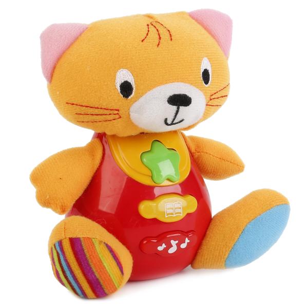 

Обучающая игрушка - Кот, 10 стихотворений и мелодий, свет и звук