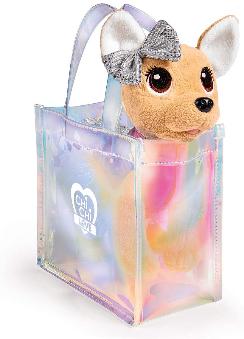 Плюшевая собачка Chi-Chi Love - Собачка в прозрачной сумочке, 20 см  