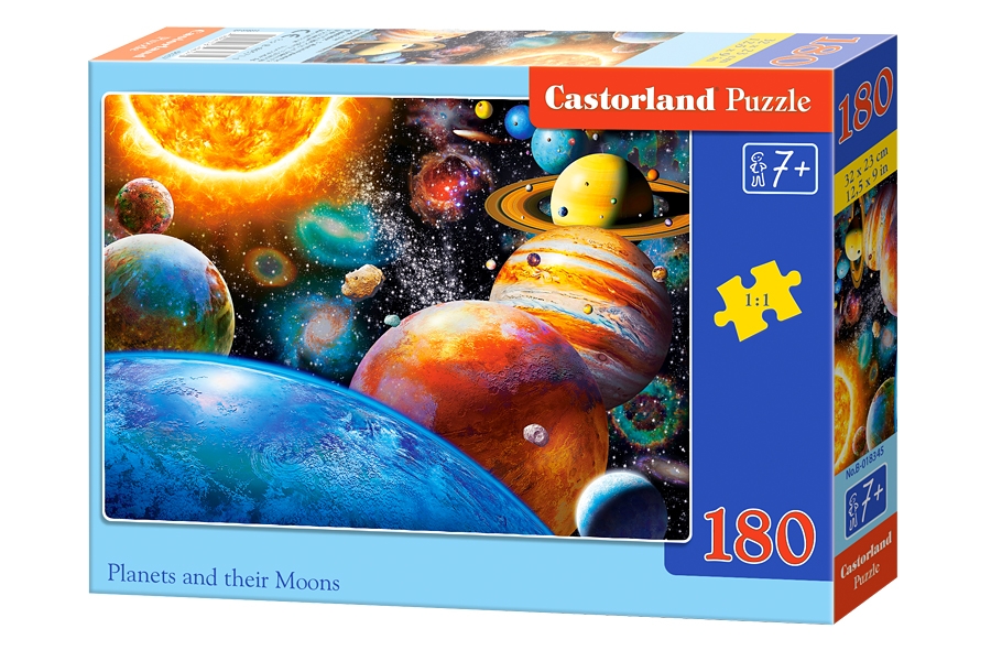 

Пазлы Castorland - Планеты и спутники, 180 элементов