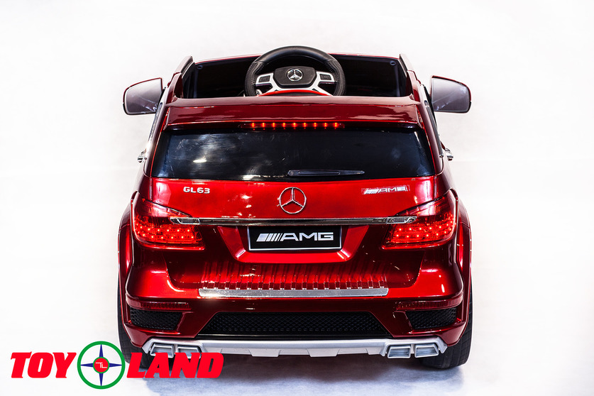 Электромобиль Mercedes-Benz GL63 красный  