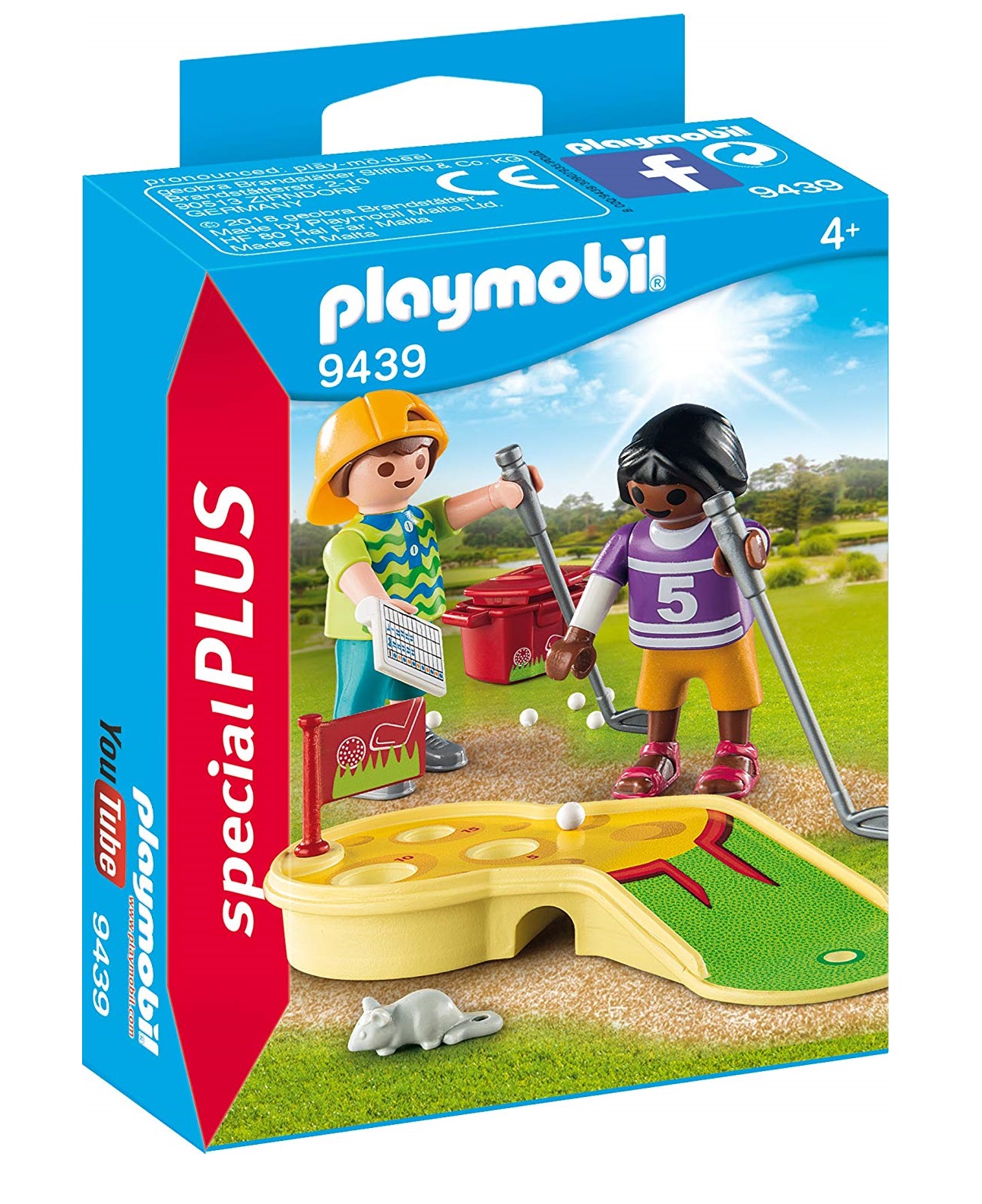 Конструктор Playmobil. Экстра-набор: Играющие дети в минигольф  