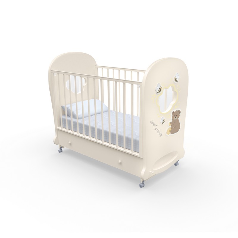 

Детская кровать Nuovita Stanzione Honey Bear swing Vaniglia / Ваниль