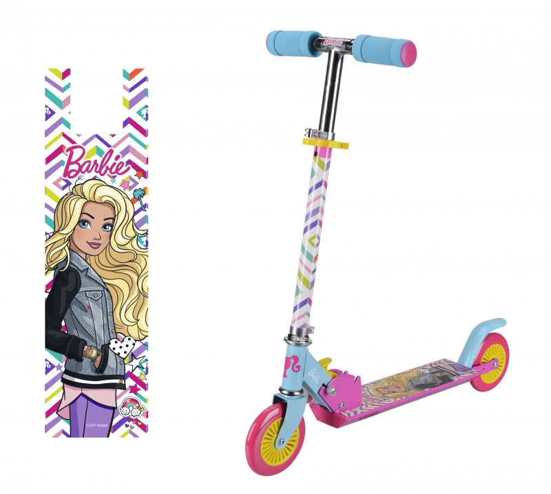 

Двухколесный складной самокат - Navigator Barbie, 12,5 см