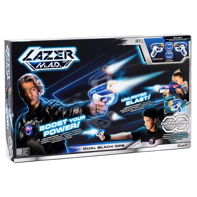 

Двойной набор мини бластеров из серии Lazer M.A.D с 2 мишенями
